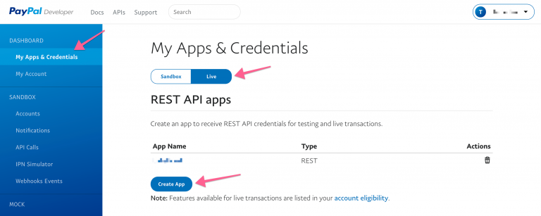  How To Get PayPal Api Keys LatePoint Documentation