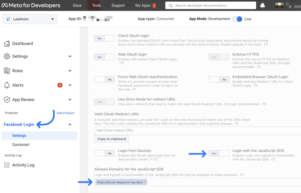 How to configure social login with Facebook – LatePoint Documentation