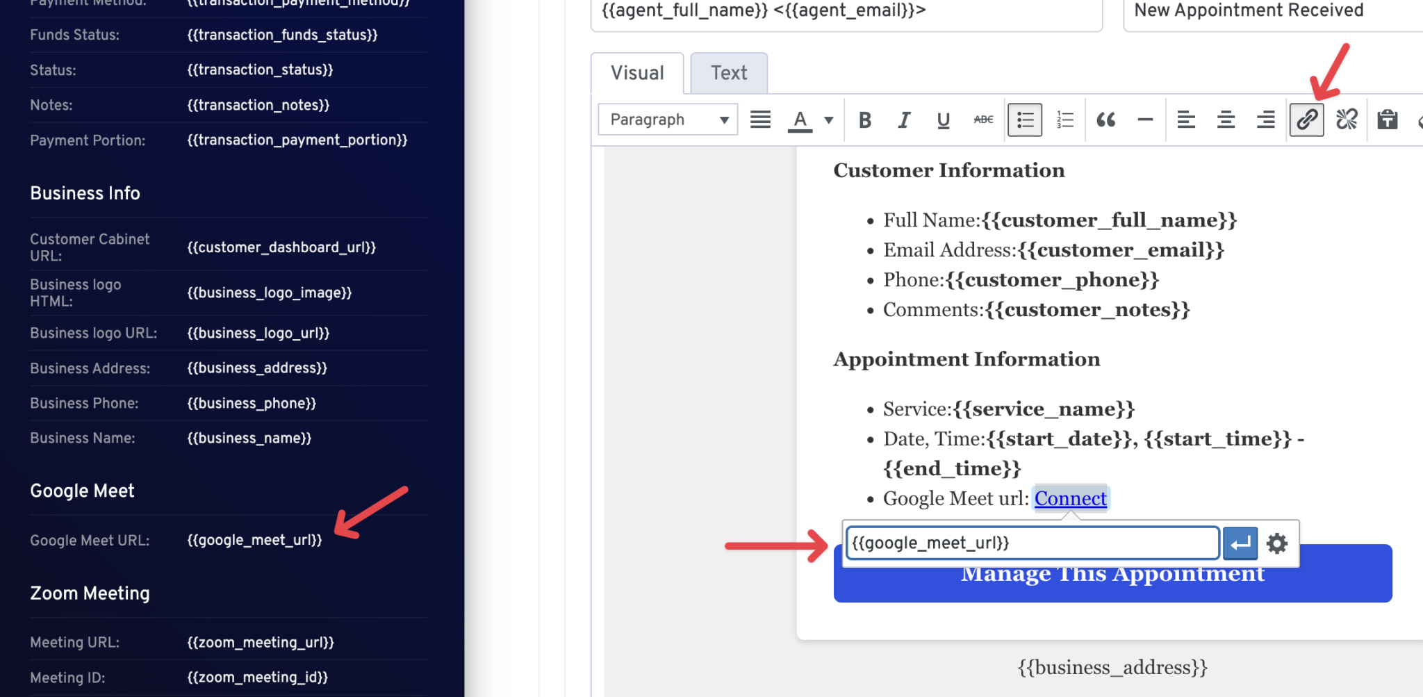 Enable google meet for new appointments latepoint documentation